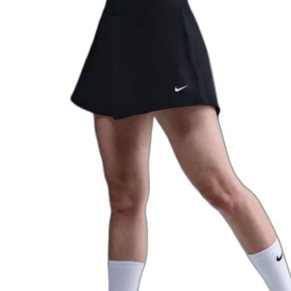 Nike Dry- Fit Navy Performance Wicking Midrise Tennis Skort Size L - Picture 1 of 13